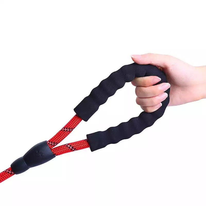 Reflective Soft Handle Nylon Rope Pet Dog Leash