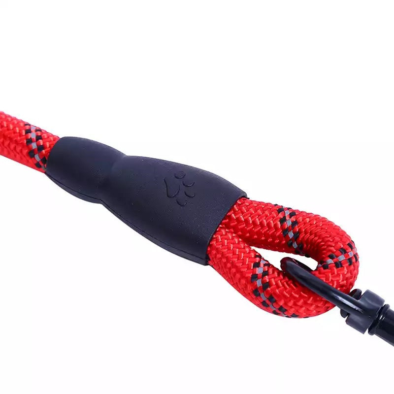 Reflective Soft Handle Nylon Rope Pet Dog Leash