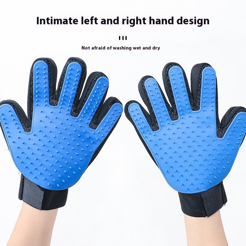 Silicone DE-Shedding Pet Grooming Glove