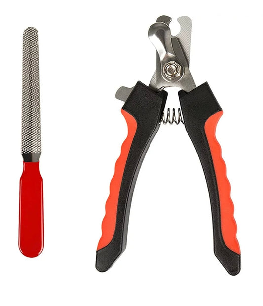 Stain Steel Pet Clipper & Nail File