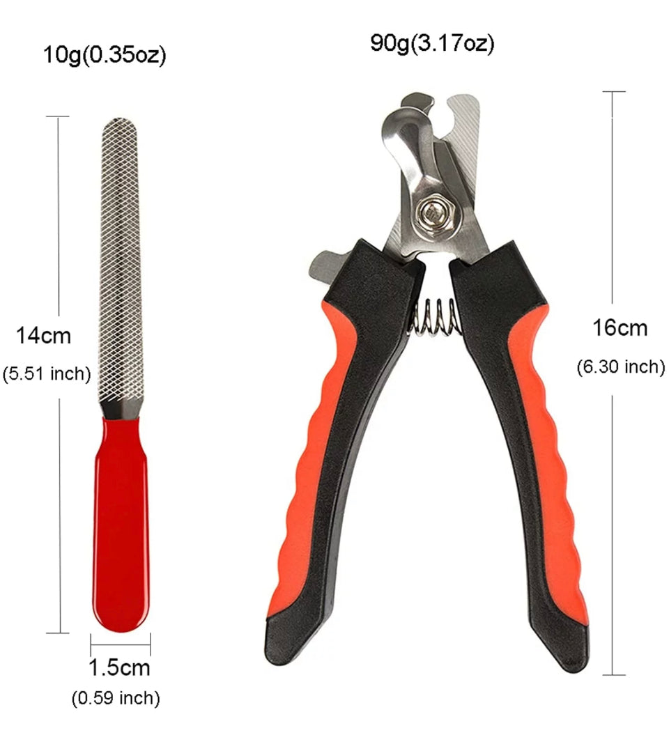 Stain Steel Pet Clipper & Nail File
